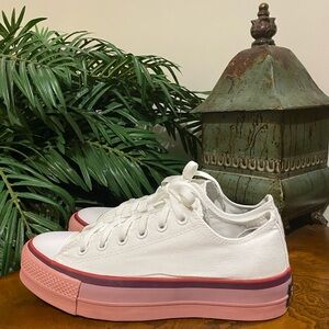 Converse Chuck Taylor All Star OPI Low Top Platform Sneakers